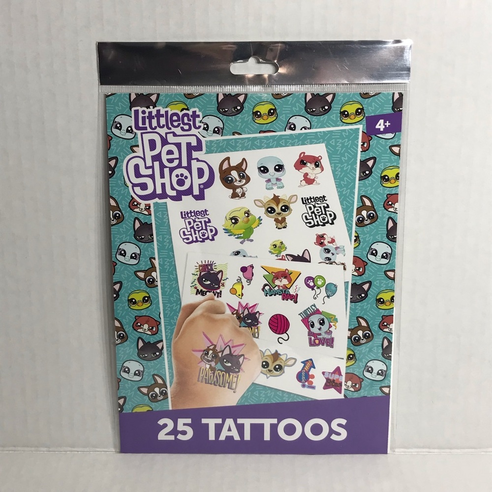 🌸$4🌸 Littlest Pet Shop temporary tattoos
